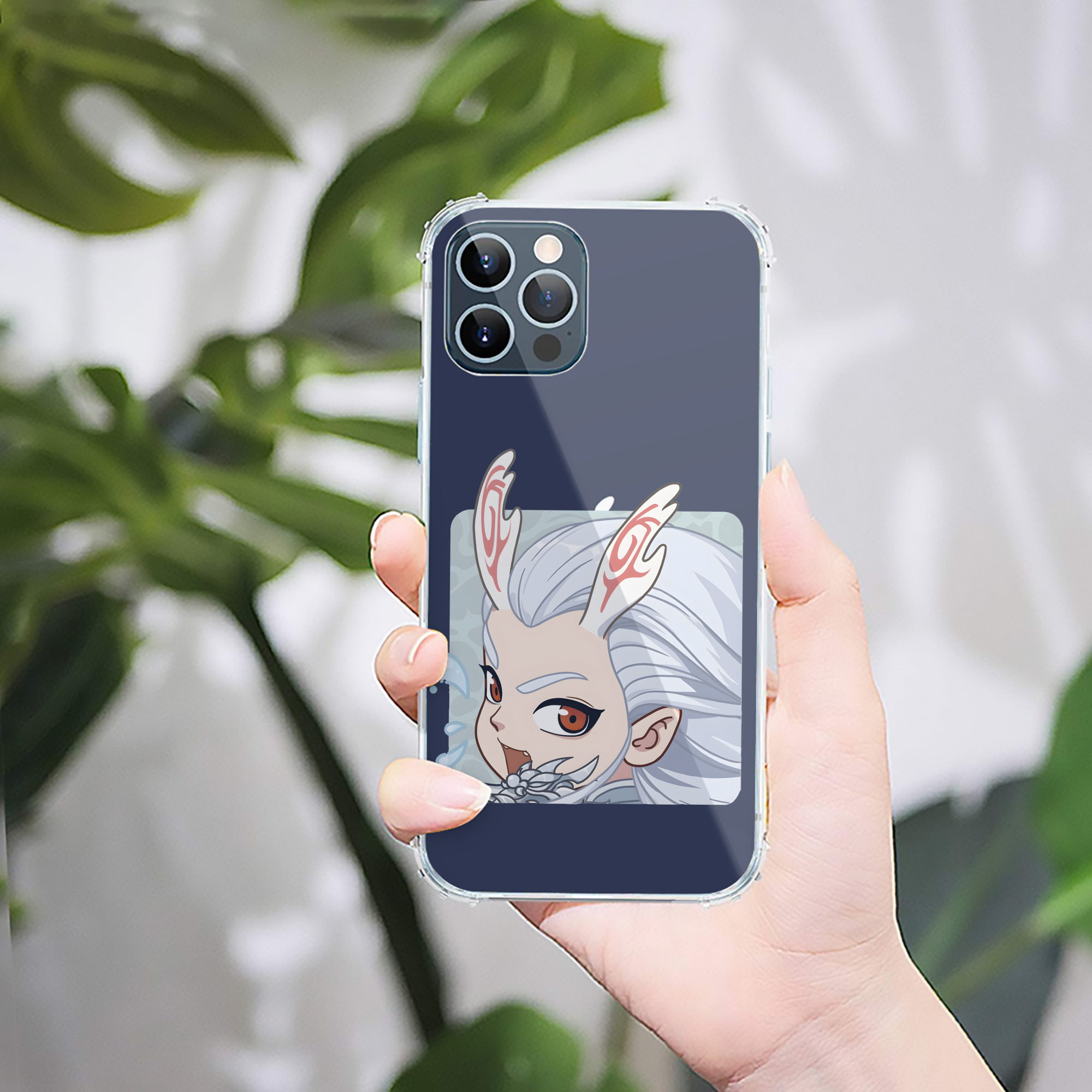 （画像用） Ne Zha 2 ナタ 魔童の大暴れ 【iPhone 12シリーズ対応】透明スマホケース（クリアソフトケース）